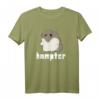 HAMPTER Meme Pixel Art T-Shirt - Lustiges Hamster Witz-Shirt für Meme-Fans und Tierliebhaber