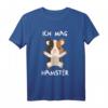 Hamster T-Shirt mit Aufschrift 'Ich mag Hamster' – Süßes Geschenk für Hamsterliebhaber, Fans und Besitzer für Damen, Herren & Kinder