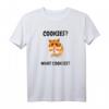 Hamster Meme Cookies T-Shirt – Süßer Goldhamster mit lustigem Spruch, ideales Geschenk für Haustier- und Nagerliebhaber