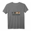 Damen Lustiges Meerschweinchen Squad T-Shirt mit V-Ausschnitt – Witziges Haustier-Design für Tierliebhaberinnen