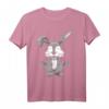 Kaninchen, Hamster, Hund und Katze beim Yoga - Lustiges Fitness Matte T-Shirt für Yoga-Liebhaber & Haustierfreunde