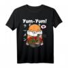 Lustiges Kawaii Anime Hamster Ramen T-Shirt – Süßes Manga Design für Anime, Otaku & Foodie Fans, Damen & Herren