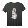 Niedliches Hamster Buch Leseratte T-Shirt – Lustiges Design für Bücherwürmer, Lehrer, Schüler und Hamsterfans
