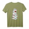 Niedliches Hamster Buch Leseratte T-Shirt – Lustiges Design für Bücherwürmer, Lehrer, Schüler und Hamsterfans