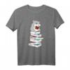 Niedliches Hamster Buch Leseratte T-Shirt – Lustiges Design für Bücherwürmer, Lehrer, Schüler und Hamsterfans