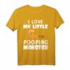 Ich liebe mein kleines kackendes Monstertierchen Hamster T-Shirt - Lustiges Tierdesign für Tierliebhaber, geeignet als Geschenk zu Weihnachten, Muttertag und Geburtstag