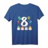 Lustiges 8. Geburtstag T-Shirt mit Hamster & Meerschweinchen - Perfektes Geschenk für Kinder, Jungen & Mädchen, Tierliebhaber