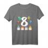 Lustiges 8. Geburtstag T-Shirt mit Hamster & Meerschweinchen - Perfektes Geschenk für Kinder, Jungen & Mädchen, Tierliebhaber