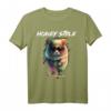 Bunter Skater Hamster T-Shirt zum HapFrog – Buntes Design mit Hamster auf Regenbogen Skateboard, ideal für Freunde und Familie