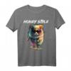 Bunter Skater Hamster T-Shirt zum HapFrog – Buntes Design mit Hamster auf Regenbogen Skateboard, ideal für Freunde und Familie