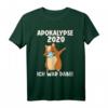 Apokalypse 2020 ich war dabei Dabbing Hamster Geschenk T-Shirt – Lustiges Meme-Shirt für Quarantäne, Humor und Pandemie-Spaß