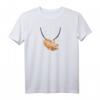 Lustiges Hamster T-Shirt mit Lederkette - Süßes Tiermotiv, Perfekt als Geschenk für Tierliebhaber