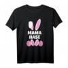 Mama Hase Osterhase Ostern Familien Partnerlook T-Shirt – Witziges Osteroutfit für Eltern, Großeltern, Geschwister & Freunde