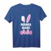 Mama Hase Osterhase Ostern Familien Partnerlook T-Shirt – Witziges Osteroutfit für Eltern, Großeltern, Geschwister & Freunde