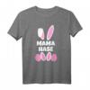 Mama Hase Osterhase Ostern Familien Partnerlook T-Shirt – Witziges Osteroutfit für Eltern, Großeltern, Geschwister & Freunde