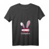 Damen Skifahren T-Shirt mit Hasenmotiv und Österreich Flagge - Lustiges Apres Ski Wintersport Shirt für Frauen