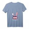 Damen Skifahren T-Shirt mit Hasenmotiv und Österreich Flagge - Lustiges Apres Ski Wintersport Shirt für Frauen