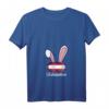 Damen Skifahren T-Shirt mit Hasenmotiv und Österreich Flagge - Lustiges Apres Ski Wintersport Shirt für Frauen