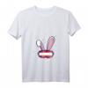Damen Skifahren T-Shirt mit Hasenmotiv und Österreich Flagge - Lustiges Apres Ski Wintersport Shirt für Frauen