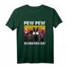Pew Pew Madafakas Damen Vintage Hasen T-Shirt mit Pistolen - Lustiges Witziges Kaninchen & Party Outfit für Frauen, Geschenkidee für Meme- und Sarkasmus-Fans
