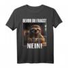Faultier Spruch Lustig Geschenk - Bevor Du Fragst Nein! Witziges Ironisches Faultier T-Shirt für Morgenmuffel, Schichtarbeiter & Teenager