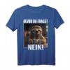 Faultier Spruch Lustig Geschenk - Bevor Du Fragst Nein! Witziges Ironisches Faultier T-Shirt für Morgenmuffel, Schichtarbeiter & Teenager