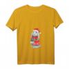 Damen Kaninchen Mit Mütze Hoppy Christmas Weihnachten Hasen T-Shirt mit V-Ausschnitt – Lustiges Geschenk für Weihnachten & Weihnachtsfeier