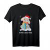 Hase Weihnachten T-Shirt & Pullover für Mädchen und Damen - Niedliches Bunny Design, Geschenkidee für Weihnachten im Juli & Sommer