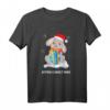 Hase Weihnachten T-Shirt & Pullover für Mädchen und Damen - Niedliches Bunny Design, Geschenkidee für Weihnachten im Juli & Sommer