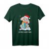 Hase Weihnachten T-Shirt & Pullover für Mädchen und Damen - Niedliches Bunny Design, Geschenkidee für Weihnachten im Juli & Sommer