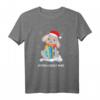 Hase Weihnachten T-Shirt & Pullover für Mädchen und Damen - Niedliches Bunny Design, Geschenkidee für Weihnachten im Juli & Sommer