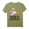 Offizielles Schlafshirt Pyjama Kaninchen Hasen Fun Geschenk – Lustiges Schlafoutfit für Damen, Herren & Teenager zum Geburtstag oder als Geschenk für Hasenliebhaber