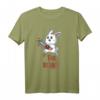 Kawaii Evil Bunny Osterhase mit Kettensäge Halloween T-Shirt – Lustiges Gothic Kostüm für Kinder & Erwachsene, perfekt für Halloween Partys