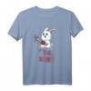 Kawaii Evil Bunny Osterhase mit Kettensäge Halloween T-Shirt – Lustiges Gothic Kostüm für Kinder & Erwachsene, perfekt für Halloween Partys