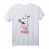 Kawaii Evil Bunny Osterhase mit Kettensäge Halloween T-Shirt – Lustiges Gothic Kostüm für Kinder & Erwachsene, perfekt für Halloween Partys