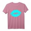 Lippen Mund 80s 90s Motto Party T-Shirt - Retro Verkleidung für 80er/90er Jahre Fans & Nostalgie-Events