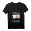 Damen Offizielles Schlafshirt mit Hase & Bär - Lustiges Pyjama mit Spruch für müde Morgenmuffel & Langschläfer, perfekte Schlafkleidung Geschenkidee
