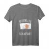 Damen Offizielles Schlafshirt mit Hase & Bär - Lustiges Pyjama mit Spruch für müde Morgenmuffel & Langschläfer, perfekte Schlafkleidung Geschenkidee