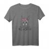 Lustiges Süßes Kaninchen T-Shirt mit Hase, Sonnenbrille & Spruch 'Don't worry be hoppy!' – Perfekt für Tierliebhaber, Frauen & Kinder