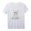 Lustiges Süßes Kaninchen T-Shirt mit Hase, Sonnenbrille & Spruch 'Don't worry be hoppy!' – Perfekt für Tierliebhaber, Frauen & Kinder