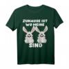Zuhause ist wo meine Hasen sind - Lustiges Kleintierzüchter T-Shirt als Geschenk für Tierliebhaber, Landwirte & Hasenbesitzer