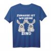 Zuhause ist wo meine Hasen sind - Lustiges Kleintierzüchter T-Shirt als Geschenk für Tierliebhaber, Landwirte & Hasenbesitzer