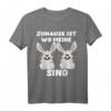 Zuhause ist wo meine Hasen sind - Lustiges Kleintierzüchter T-Shirt als Geschenk für Tierliebhaber, Landwirte & Hasenbesitzer