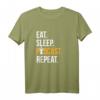 Podcast Shirt Eat Sleep Podcast Repeat – Lustiges T-Shirt für Podcaster, Fans & Gründer