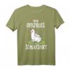 Süßes Kinder Tier Schlafshirt mit Alpaka und Hase – Gemütliches Pyjama Outfit für Kinder, Kids, Herren und Damen