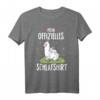 Süßes Kinder Tier Schlafshirt mit Alpaka und Hase – Gemütliches Pyjama Outfit für Kinder, Kids, Herren und Damen