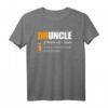 Druncle Like A Normal Uncle Only Drunker T-Shirt - Lustiges Geschenk für den feiernden Onkel, Alkohol-Liebhaber & Party-Fans