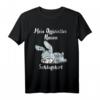 Lustiges Hasen Schlafshirt Nachthemd Pyjama für Männer, Frauen und Kinder - Bequeme Schlafkleidung & Geschenkidee für Langschläfer und Morgenmuffel