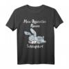 Lustiges Hasen Schlafshirt Nachthemd Pyjama für Männer, Frauen und Kinder - Bequeme Schlafkleidung & Geschenkidee für Langschläfer und Morgenmuffel