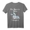 Lustiges Hasen Schlafshirt Nachthemd Pyjama für Männer, Frauen und Kinder - Bequeme Schlafkleidung & Geschenkidee für Langschläfer und Morgenmuffel